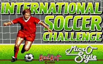 International Soccer Challenge screen shot title